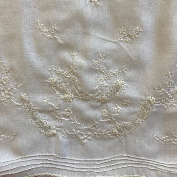 Vintage Cherubs NWT Infant 2 piece Christening Gown w Slip, 0-6 months: * NOTE - Picture 12 of 16